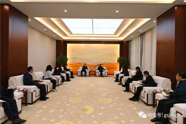 祁建邦一行到蘭州新區調研